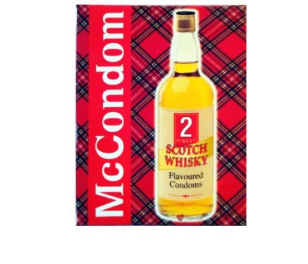 McCondom mit Whisky Gewschmack