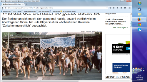 Warum der Berliner so gern nackt ist Screenshot by @SusanHeat